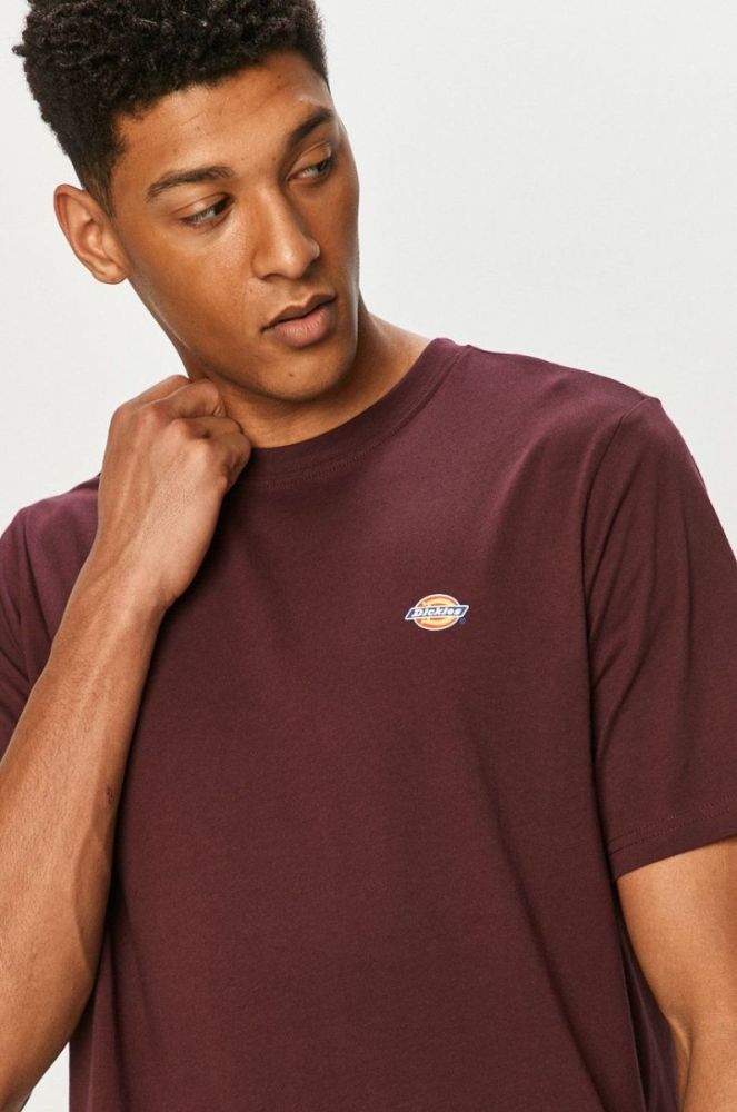 Футболка Dickies колір бордовий DK0A4XDBMR0-MAROON фото 4