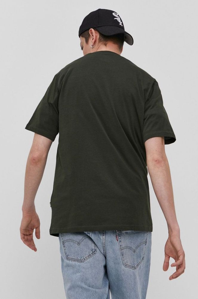 Футболка Dickies чоловіча колір зелений гладкий DK0A4XDBOGX-OLIVEGREEN фото 3