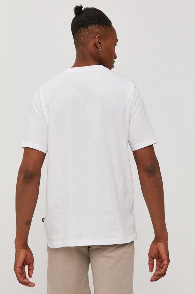 Футболка Dickies чоловіча колір білий гладкий DK0A4XDBWHX-WHITE фото 3
