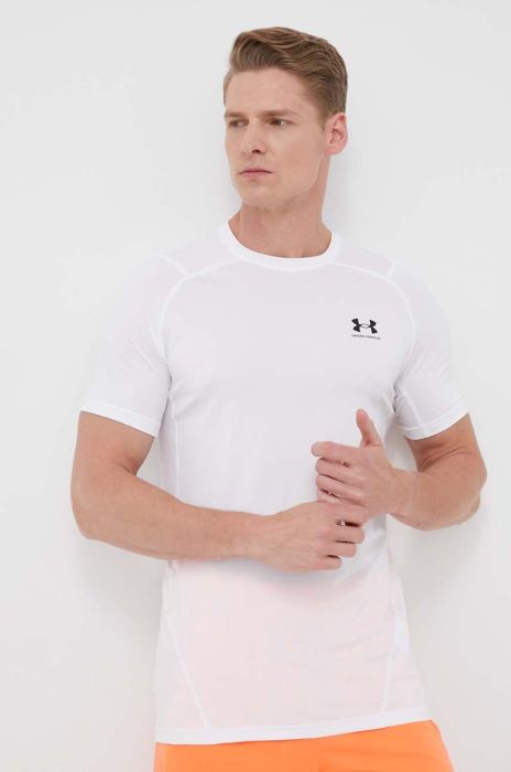 Тренувальна футболка Under Armour колір чорний однотонний 1361683-001 (3306459)