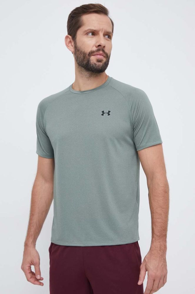 Тренувальна футболка Under Armour колір зелений однотонний (3616839)