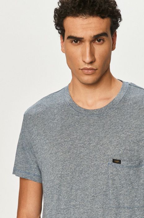 Футболка Lee колір блакитний