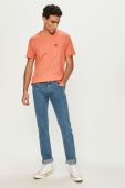 Футболка Lee колір помаранчевий меланж