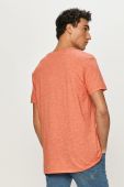 Футболка Lee колір помаранчевий меланж