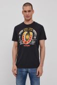 Футболка Wrangler чоловіча колір чорний з принтом