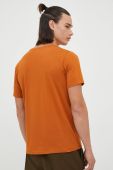 Спортивна футболка Columbia колір помаранчевий з принтом
