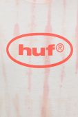 Бавовняна футболка HUF колір помаранчевий з принтом (1682736)