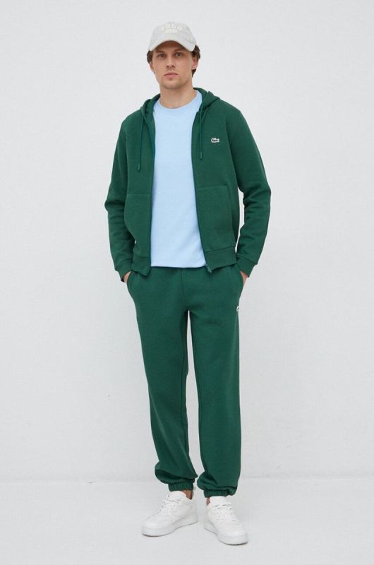 Бавовняна футболка Lacoste колір синій однотонний TH1708-HDE фото 2