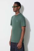 Бавовняна футболка Lacoste колір зелений однотонний TH1708-HDE