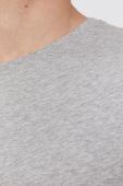Бавовняна футболка United Colors of Benetton колір сірий гладкий