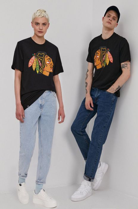 Футболка 47brand колір чорний з принтом (1483440)