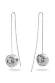 Сережки Swarovski колір срібний (2054542)