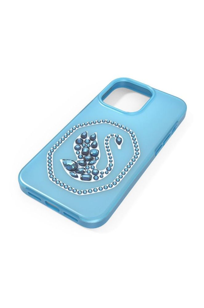 Чохол на телефон Swarovski iPhone 13 колір блакитний фото 3