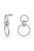 Сережки Swarovski колір срібний (2083288)