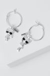Сережки Karl Lagerfeld колір срібний