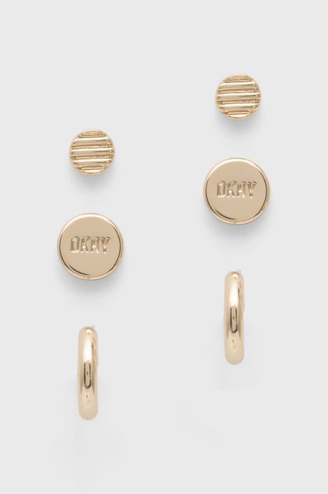 Dkny - Сережки (3-pack) колір золотий (1975220)