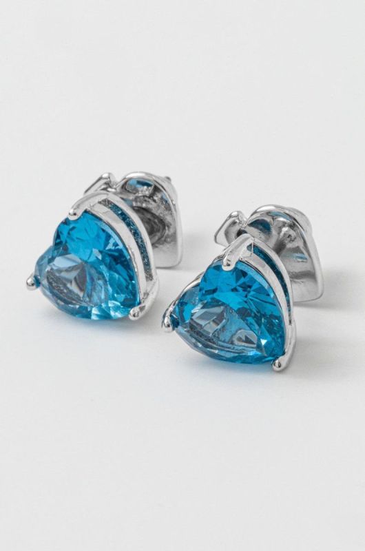 Сережки Kate Spade колір синій фото 2
