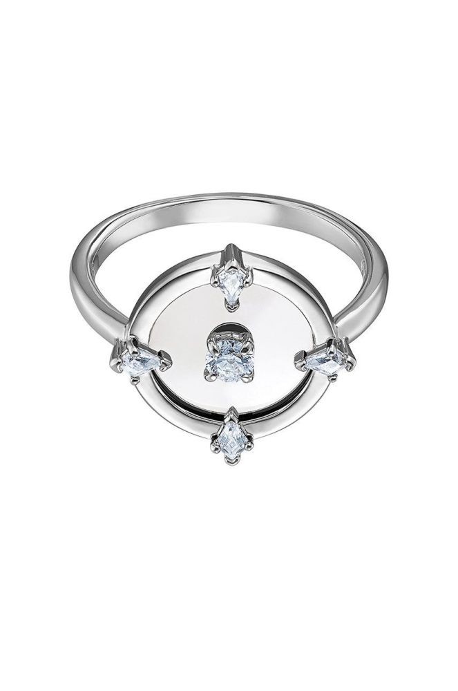 Перстень Swarovski колір срібний (2130813)