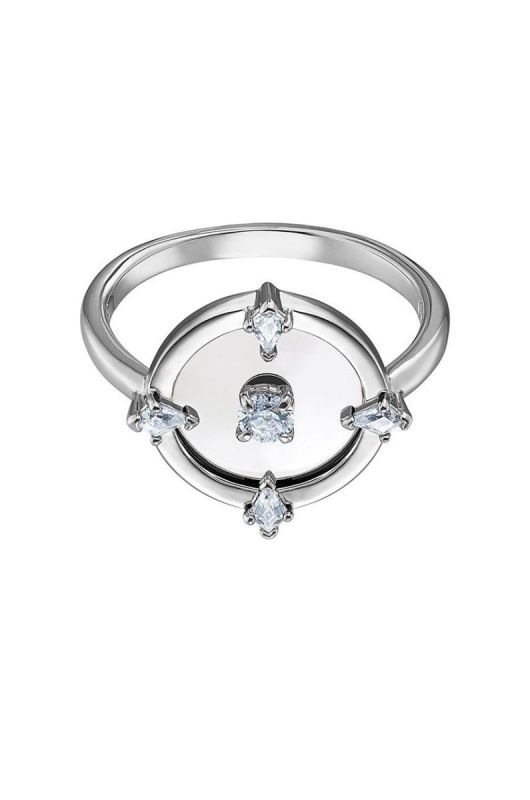 Перстень Swarovski колір срібний (2130813)