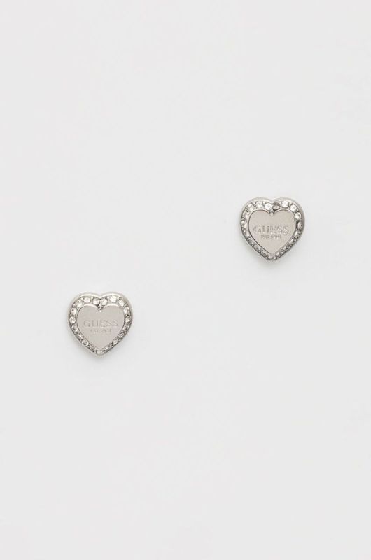 Сережки Guess колір срібний (2392460)