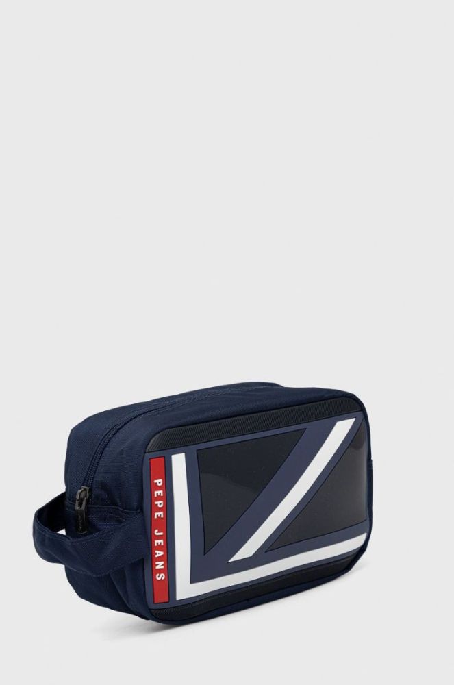 Косметичка Pepe Jeans Slider Bag колір синій фото 3