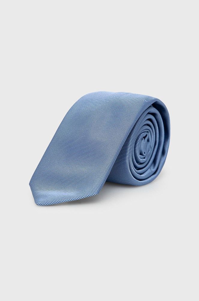 Шовковий галстук HUGO колір синій (2619697)