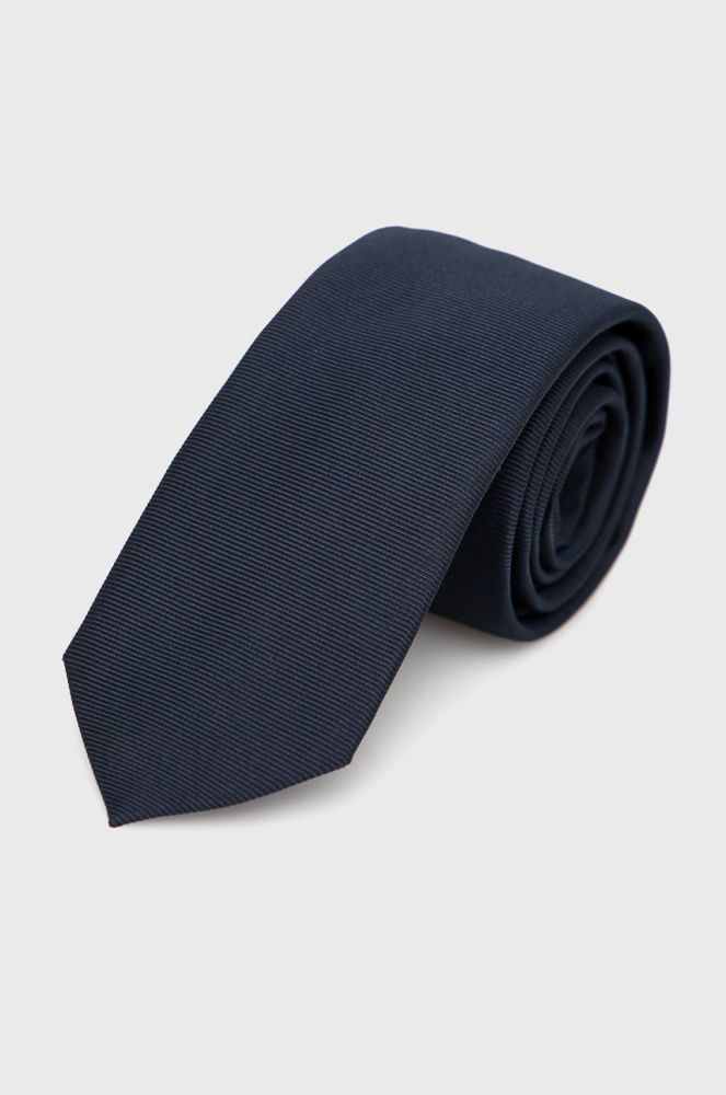 Шовковий галстук HUGO колір синій (2137318)