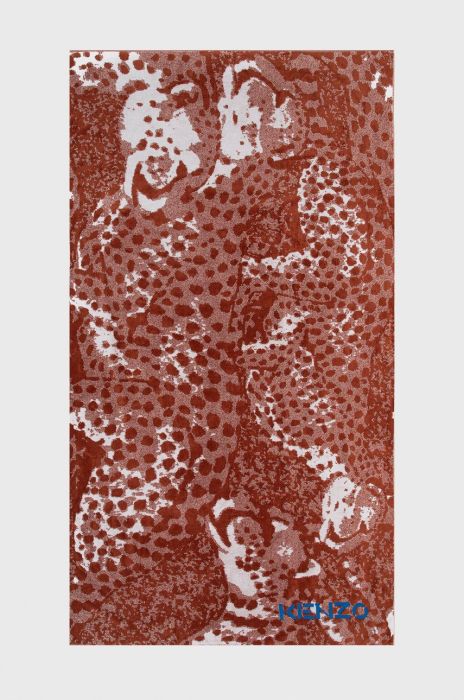 Бавовняний рушник Kenzo колір коричневий