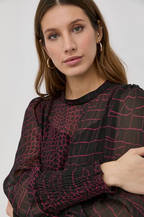 Блузка Hugo жіноча візерунок колір барвистий