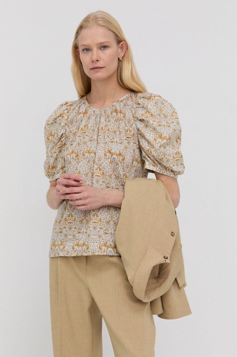 Блузка Herskind Robin жіноча принт квіти колір барвистий