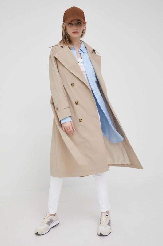 Блузка Pepe Jeans Beth жіноча колір білий однотонна фото 2