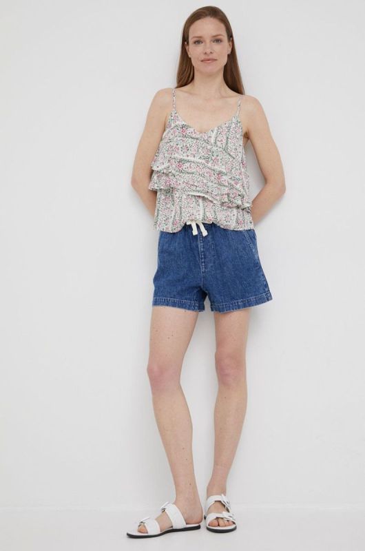Блузка Pepe Jeans Jenny жіноча принт квіти колір барвистий фото 2