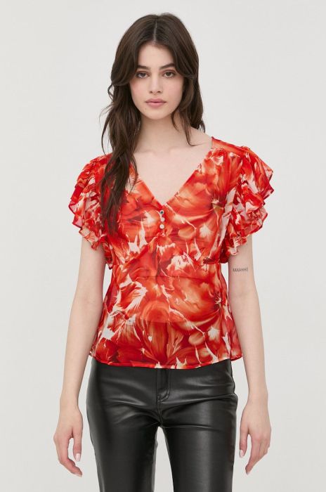 Блузка Morgan жіноча принт квіти колір барвистий (2393798)