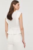 Блузка Morgan жіноча колір білий однотонна (2411739)