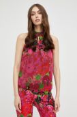 Блузка Morgan жіноча принт квіти колір барвистий (2445191)
