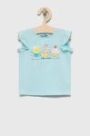 Дитячий топ Birba&Trybeyond колір блакитний