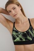 Спортивний бюстгальтер Dkny колір зелений візерунок (1985552) Спортивний бюстгальтер Dkny колір зелений візерунок (1985552)