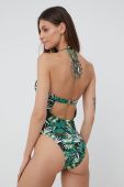 Pieces Закритий купальник  Viola колір зелений ущільнена чашечка