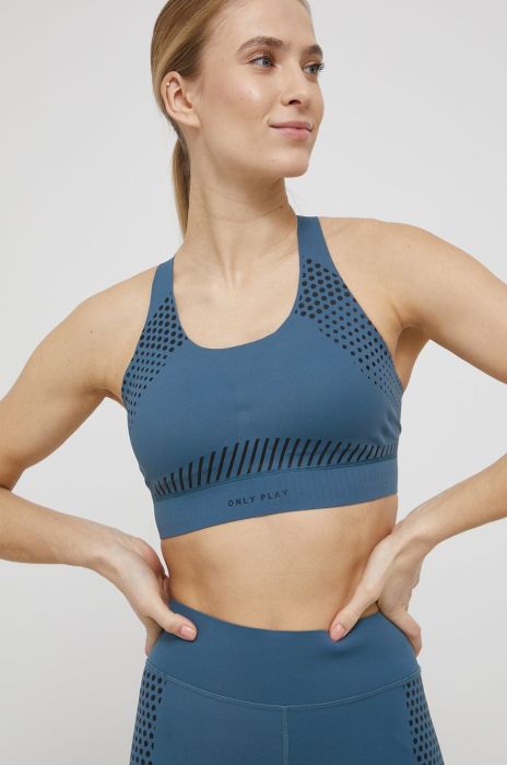 Спортивний бюстгальтер Only Play колір блакитний Спортивний бюстгальтер Only Play колір блакитний