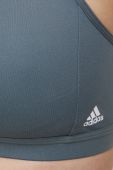 Спортивний бюстгальтер adidas Performance Coressentials HD7686 однотонний колір блакитний
