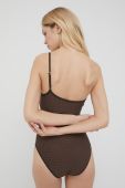 Купальник MICHAEL Michael Kors колір коричневий злегка ущільнена чашечка