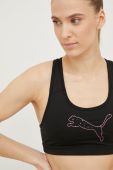Спортивний бюстгальтер Puma 4keeps колір чорний