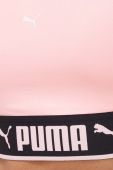 Спортивний бюстгальтер Puma Strong колір рожевий однотонний