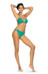 Купальник Lorin колір бірюзовий Купальник Lorin колір бірюзовий