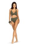 Купальник Lorin колір зелений ущільнена чашечка Купальник Lorin колір зелений ущільнена чашечка