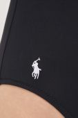 Суцільний купальник Polo Ralph Lauren колір чорний злегка ущільнена чашечка