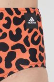 Купальник adidas Originals X Rich Mnisi HD4763 колір помаранчевий м'яка чашечка