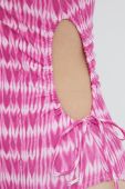 Суцільний купальник Pepe Jeans Laila Swimsuit колір рожевий злегка ущільнена чашечка