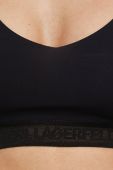 Бюстгальтер Karl Lagerfeld колір чорний однотонний (2245823)
