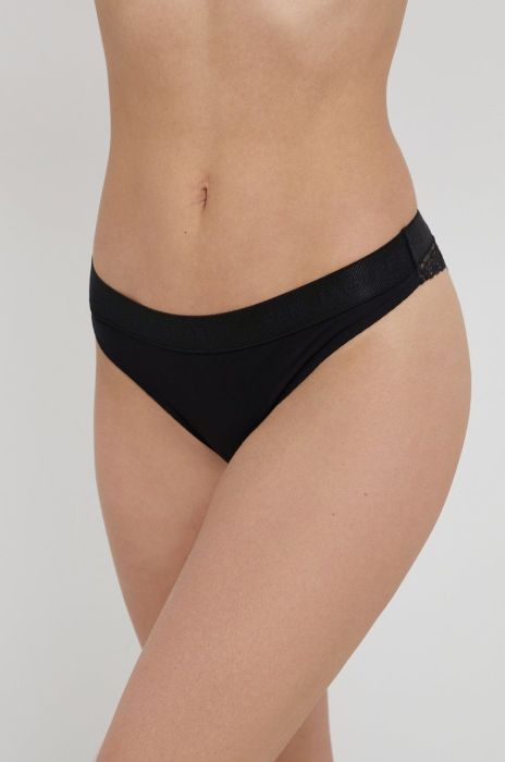 Труси Karl Lagerfeld колір чорний прозоре